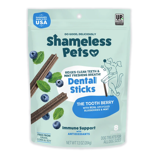 Shameless Pets Dental Sticks - The Tooth Berry