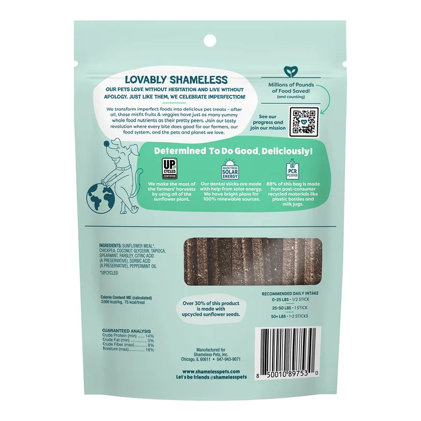 Shameless Pets Dental Sticks - Mighty Mint