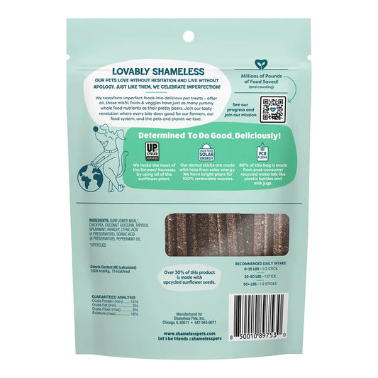 Shameless Pets Dental Sticks - Mighty Mint