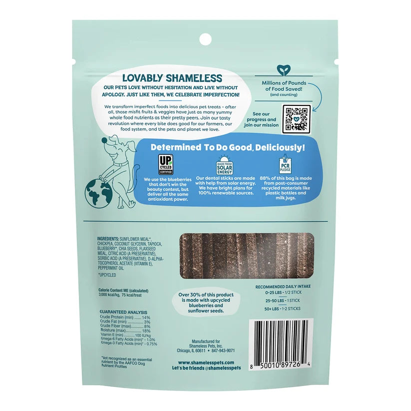 Shameless Pets Dental Sticks - The Tooth Berry