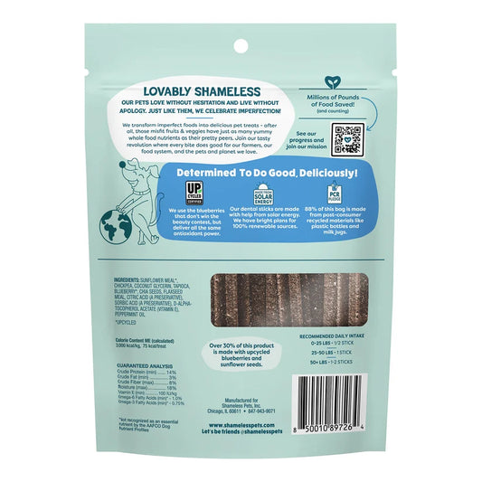 Shameless Pets Dental Sticks - The Tooth Berry