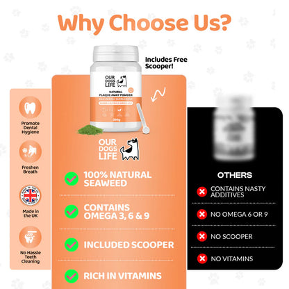Our Dogs Life Natural Plaque Powder