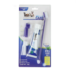 Pet Toothbrush and Toothpaste Brushing Kit